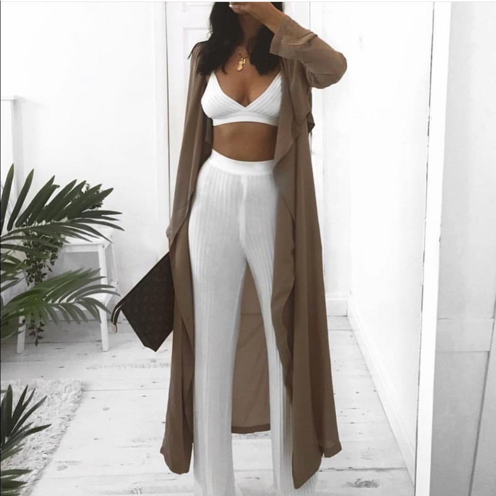 House of CB Rowena trouser in white